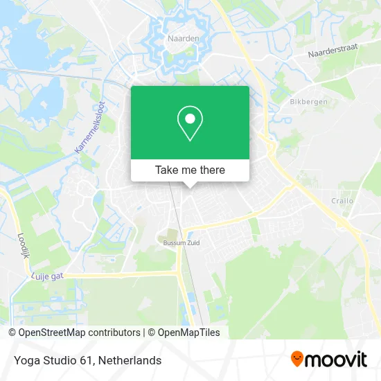 Yoga Studio 61 map
