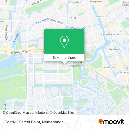 Postnl Pakketpunt map
