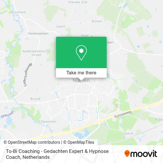 To-Bi Coaching - Gedachten Expert & Hypnose Coach map