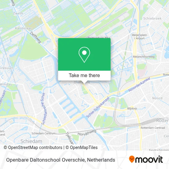 Openbare Daltonschool Overschie map