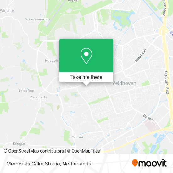 Memories Cake Studio map