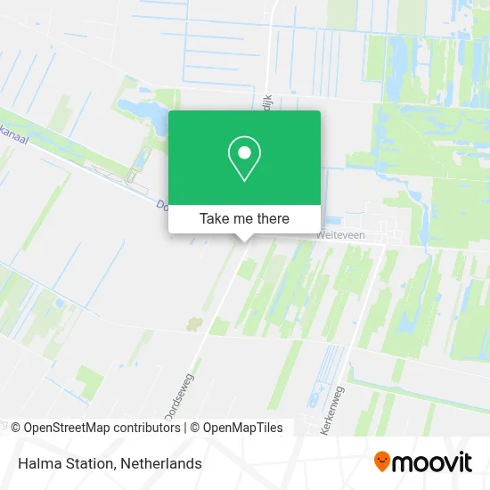 Halma Station map