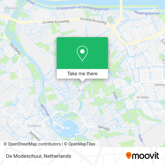 De Modeschuur map