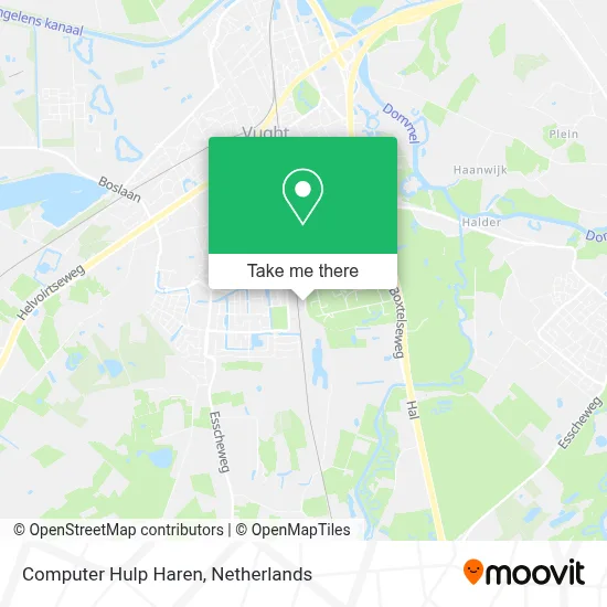Computer Hulp Haren Karte