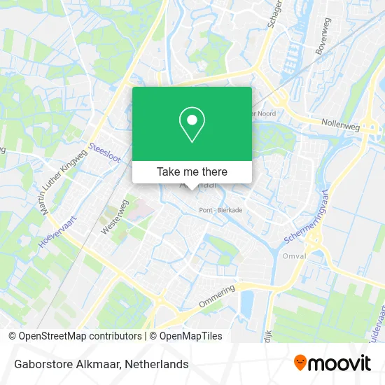 Gaborstore Alkmaar map
