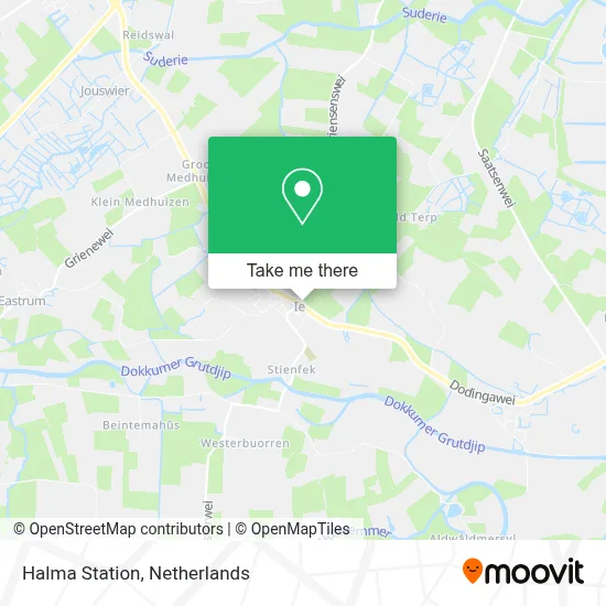 Halma Station map