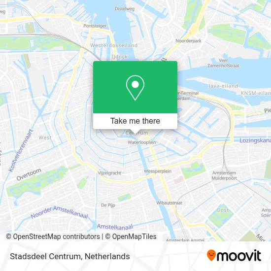 Stadsdeel Centrum map
