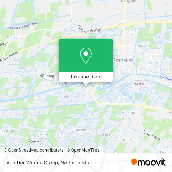 Van Der Woude Groep map