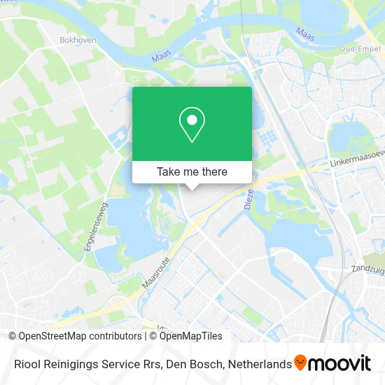 Riool Reinigings Service Rrs, Den Bosch map