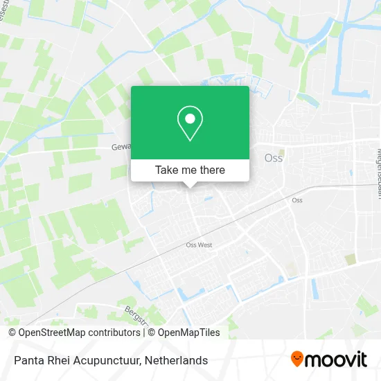 Panta Rhei Acupunctuur map