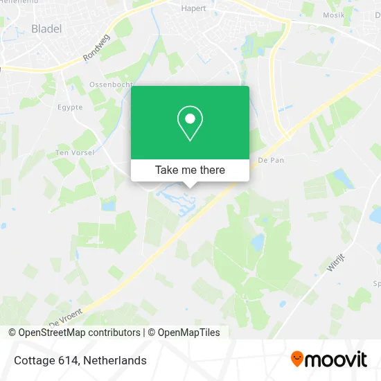 Cottage 614 map