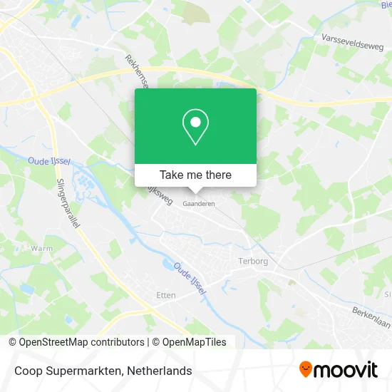 Coop Supermarkten Karte