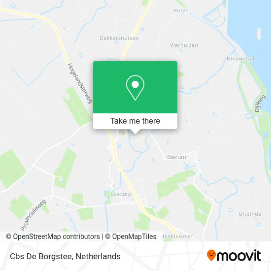 Cbs De Borgstee map