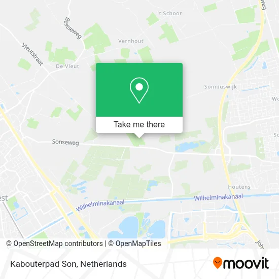Kabouterpad Son map