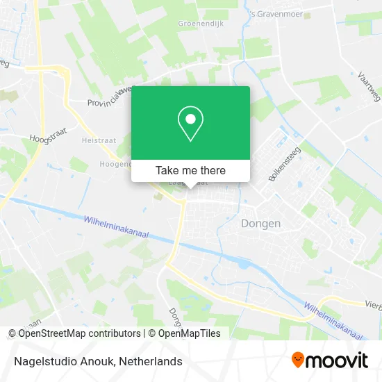Nagelstudio Anouk map