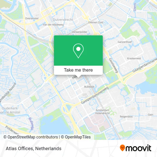 Atlas Offices map