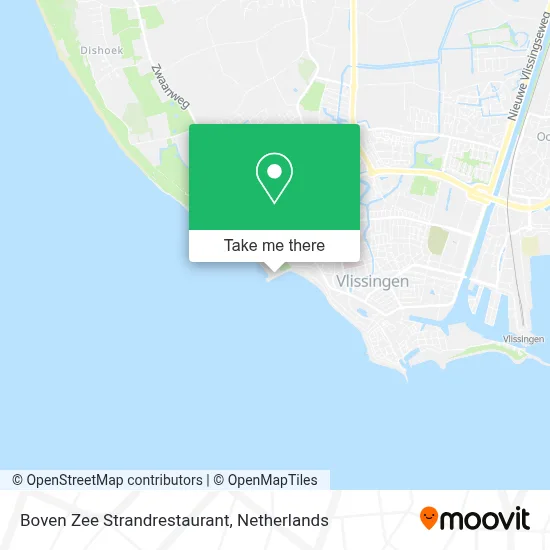 Boven Zee Strandrestaurant map