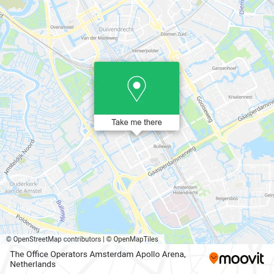 The Office Operators Amsterdam Apollo Arena Karte