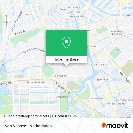 Van Vessem map