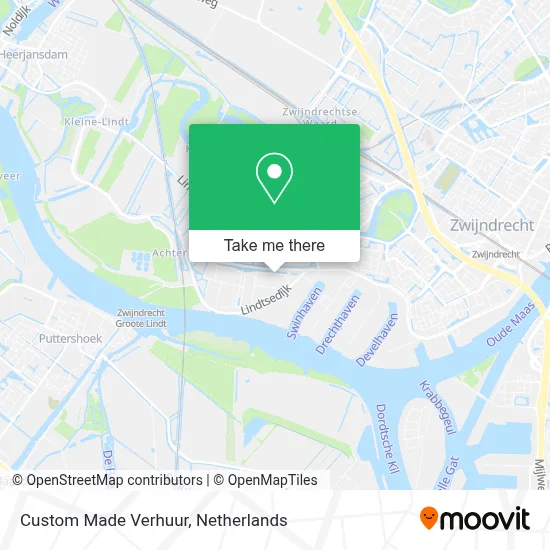 Custom Made Verhuur map