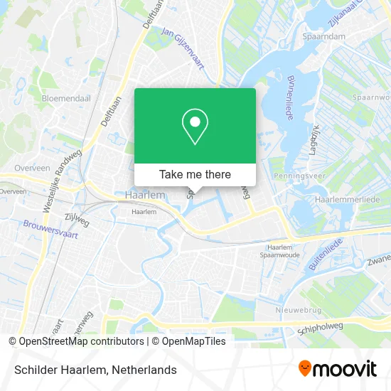 Schilder Haarlem map