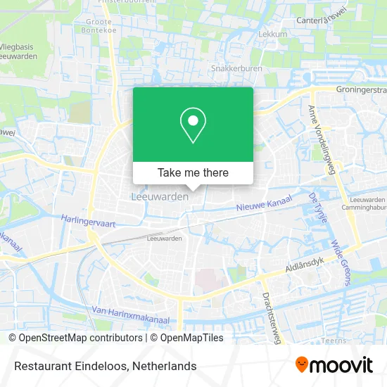 Restaurant Eindeloos map