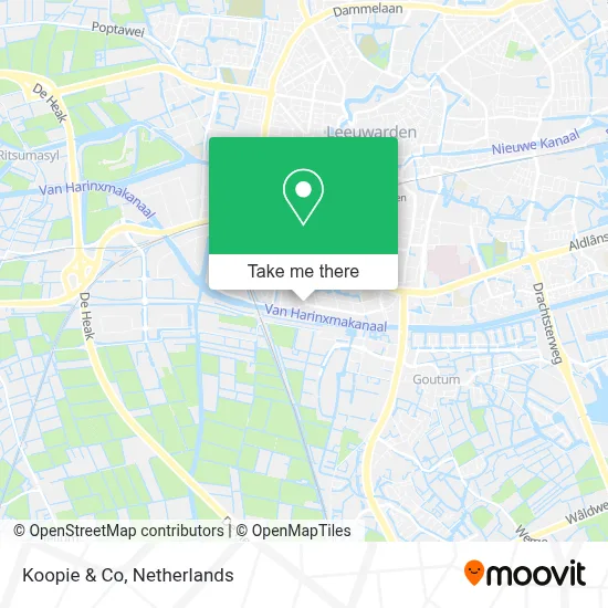 Koopie & Co map