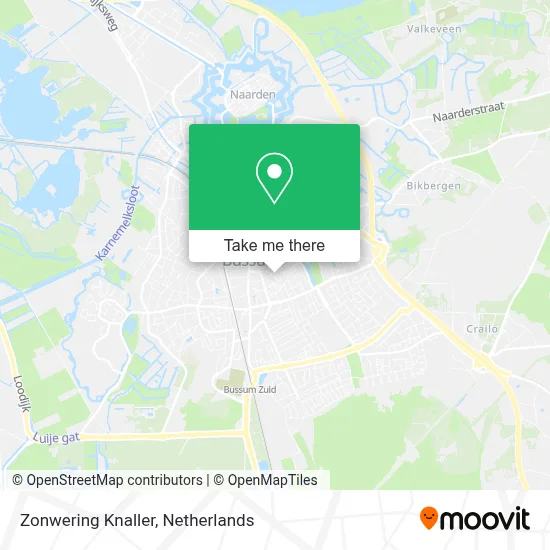 Zonwering Knaller map