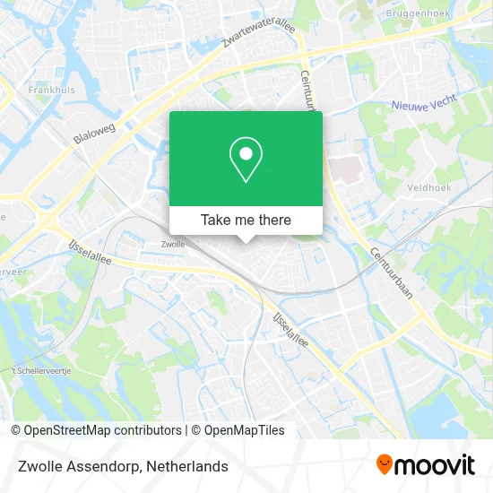 Zwolle Assendorp map