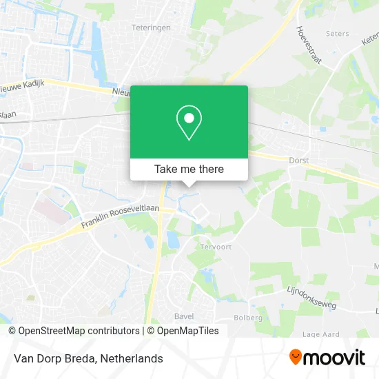 Van Dorp Breda map