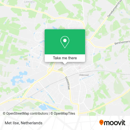 Met Ilse map