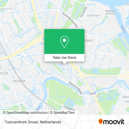 Tuincentrum Snoei map