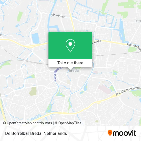 De Borrelbar Breda map