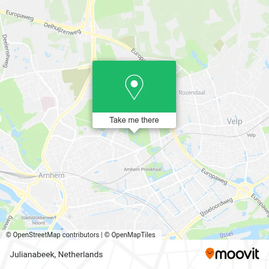 Julianabeek map