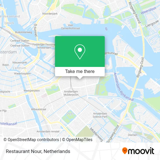Restaurant Nour map