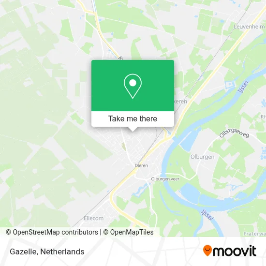 Gazelle map