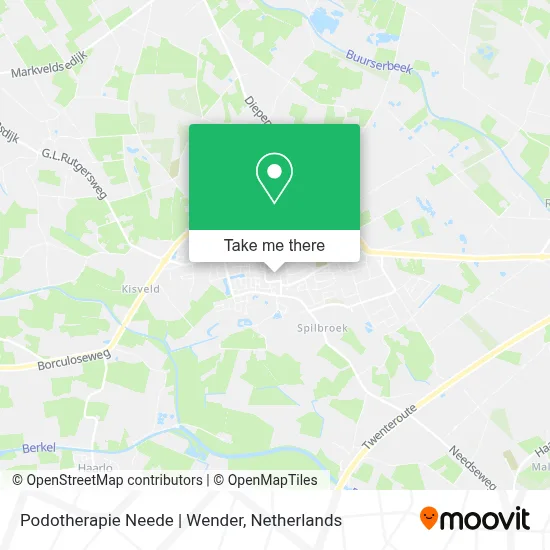 Podotherapie Neede | Wender map