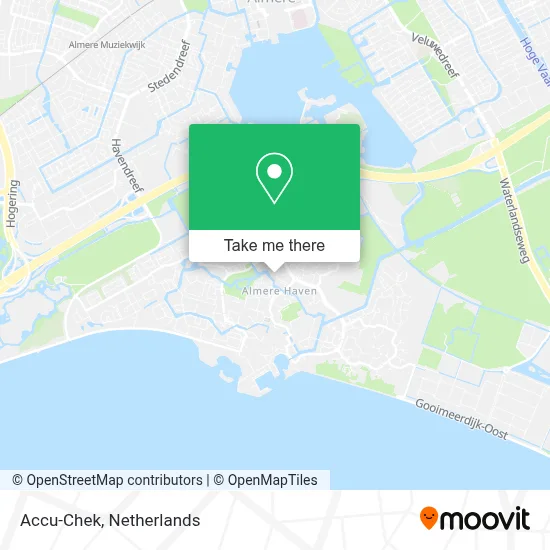 Accu-Chek map