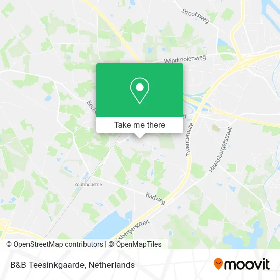 B&B Teesinkgaarde Karte