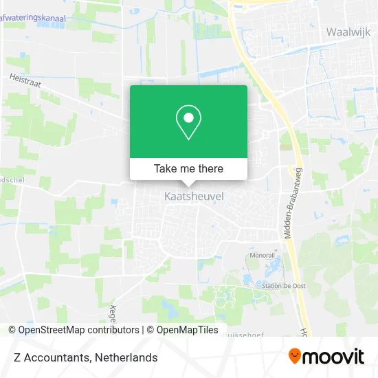 Z Accountants map