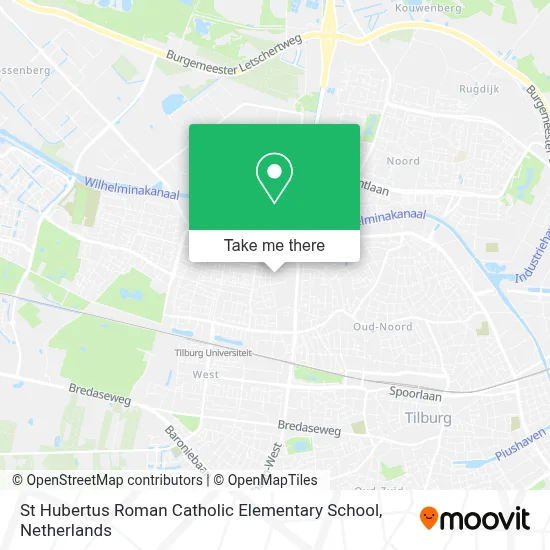 St Hubertus Roman Catholic Elementary School map