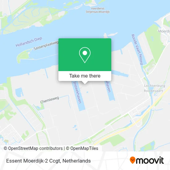 Essent Moerdijk-2 Ccgt map