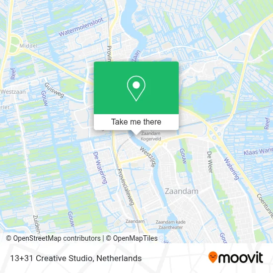 13+31 Creative Studio map