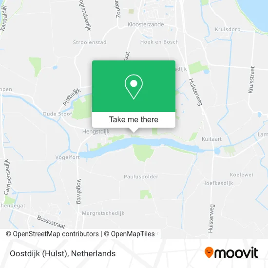 Oostdijk (Hulst) map