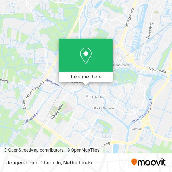 Jongerenpunt Check-In map