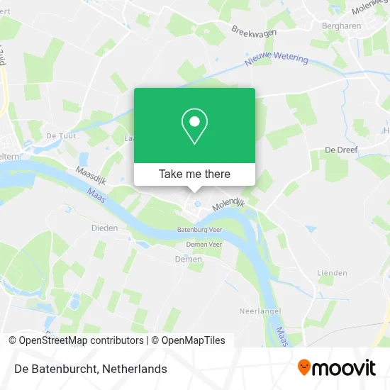 De Batenburcht map