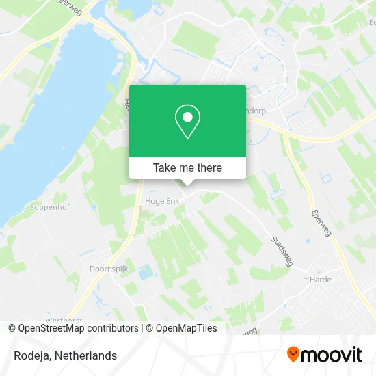 Rodeja map