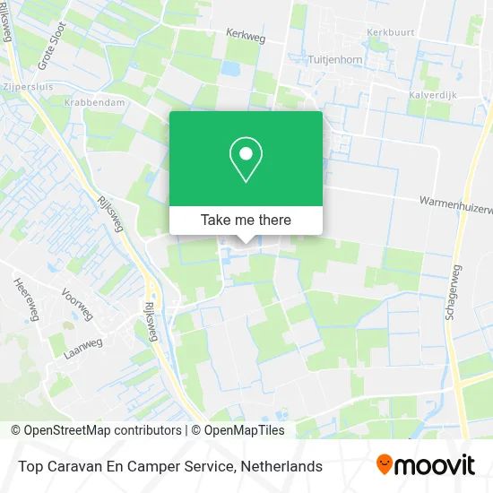 Top Caravan En Camper Service map