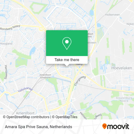 Amara Spa Prive Sauna map
