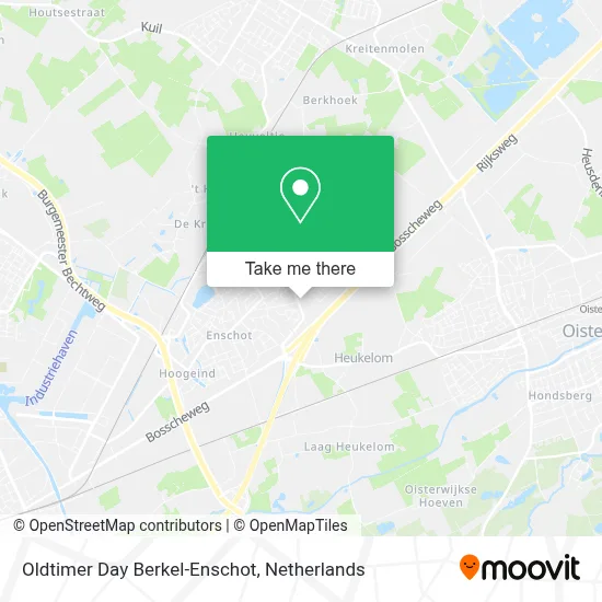 Oldtimer Day Berkel-Enschot map